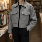 Marina-Jade Boxy Jacket - Gray