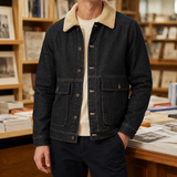 Otis-Miles Fleece Cargo Jacket - Black