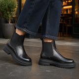 Gattinara Platform Chelsea Boots - Black