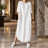 Etta-Elise Cocoon Maxi Dress - White