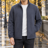 Rafferty-James Stand Collar Jacket - Gray