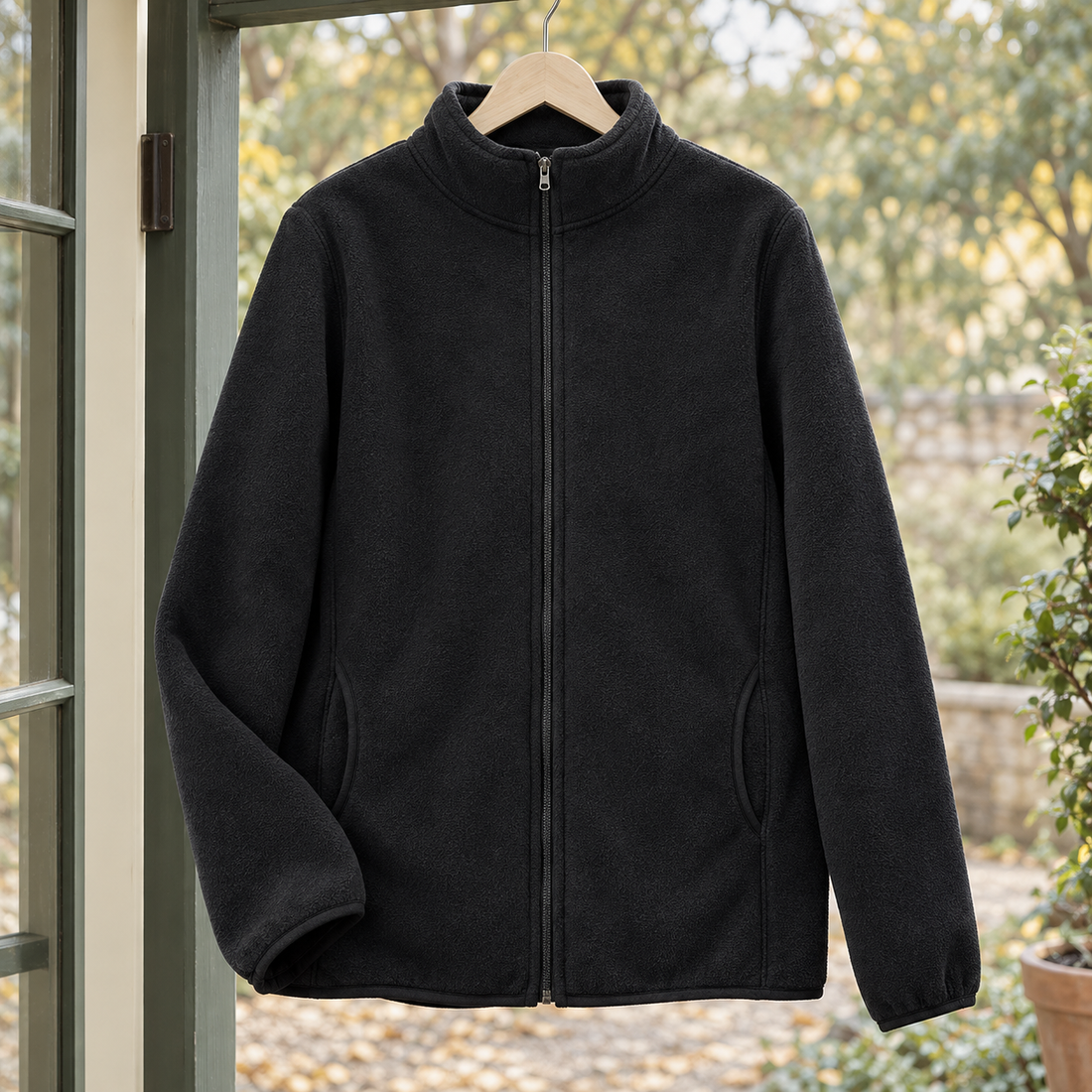 Brendan-Rhys Fleece Jacket - Black
