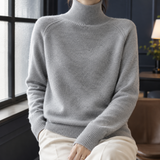 Georgia Turtleneck Sweater - Gray
