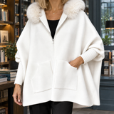 Tallulah-Marie Hooded Jacket - White
