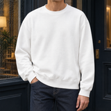 Jacob Crewneck Sweater - White