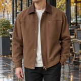 Owen-Rhys Contrast Jacket - Brown