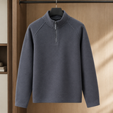 Macaire Quarter Zip Sweatshirt - Dark Gray