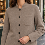 Celine-Skye Stand Collar Jacket - Lead Product Detail