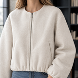 Alma-Elise Balloon Sleeve Jacket - Lead Product Detail