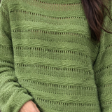 Mabel-Eve Openwork Sweater - Lead Product Detail