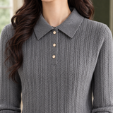 Madeline-Jane Cable Knit Sweater - Lead Product Detail