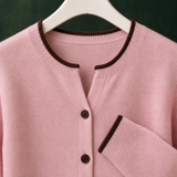 Michelle-June Contrast Cardigan - Lead Product Detail