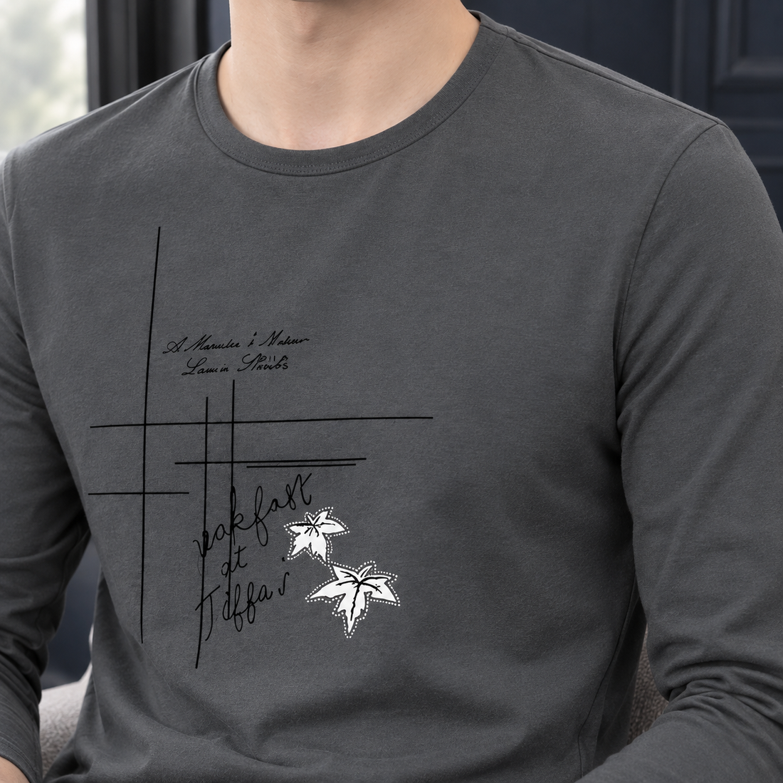 Colm-Grant Crew Neck Top - Lead Product Detail