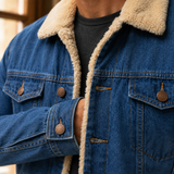 Jasper-Scott Lined Denim Jacket - Lead Product Detail