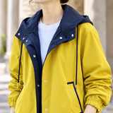 Halcyon-Louise Color Block Jacket - Lead Product Detail