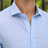 Soren Linen Shirt - Lead Product Detail