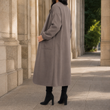 Portia-Sage Waterfall Coat - Lead Alternate View