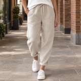 Tamsin-Claire Drawstring Pants - Lead Product Detail