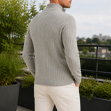 Alec Ribbed Sweater - Lead Alternate View