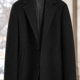 Axel-York Wool Blend Overcoat - Lead Product Detail