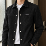 Amos-Lane Snap Front Jacket - Lead Product Detail
