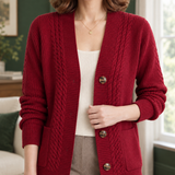 Joy Cable Knit Cardigan - Lead Product Detail