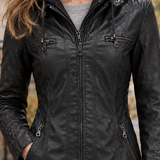 Maxine-Jade Hooded Jacket - Lead Product Detail