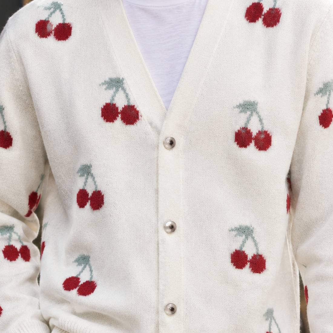 Gregoire-James Merino Wool Cardigan - Lead Product Detail