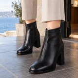 Reggiani Block Heel Boots - Lead Product Detail