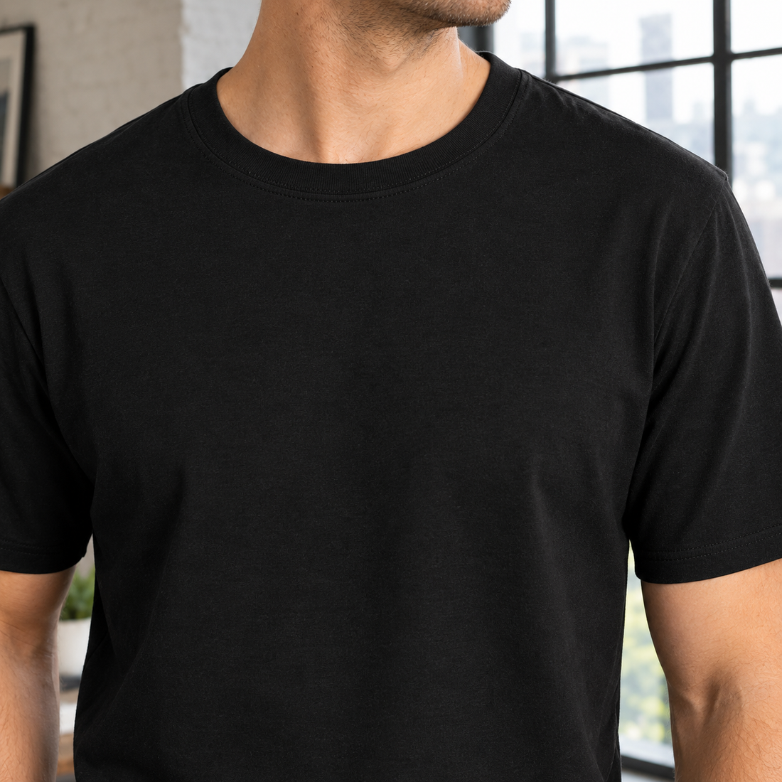 Colm Crewneck T-Shirt - Lead Product Detail