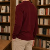 Desmond Wool Sweater - Lead Alternate View