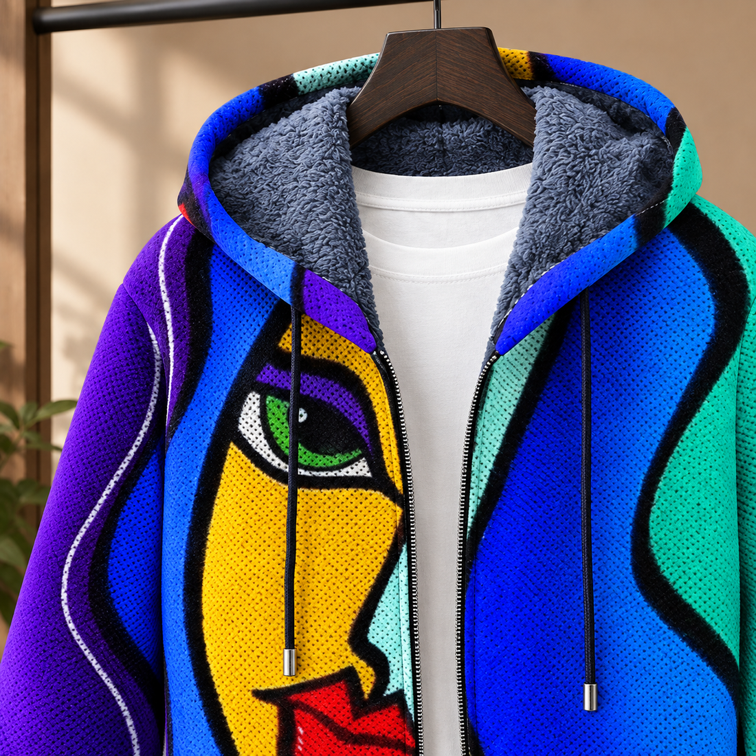 Oberon-Cole Hooded Sweater - Lead Product Detail