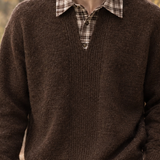 Isidore-Wade Layered Collar Sweater - Lead Product Detail