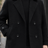 Christian-Wren Double Breasted Coat - Lead Product Detail