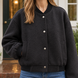 Armelle-Marie Bomber Jacket - Lead Product Detail