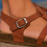 Adami Leather Fisherman Sandals - Lead Product Detail