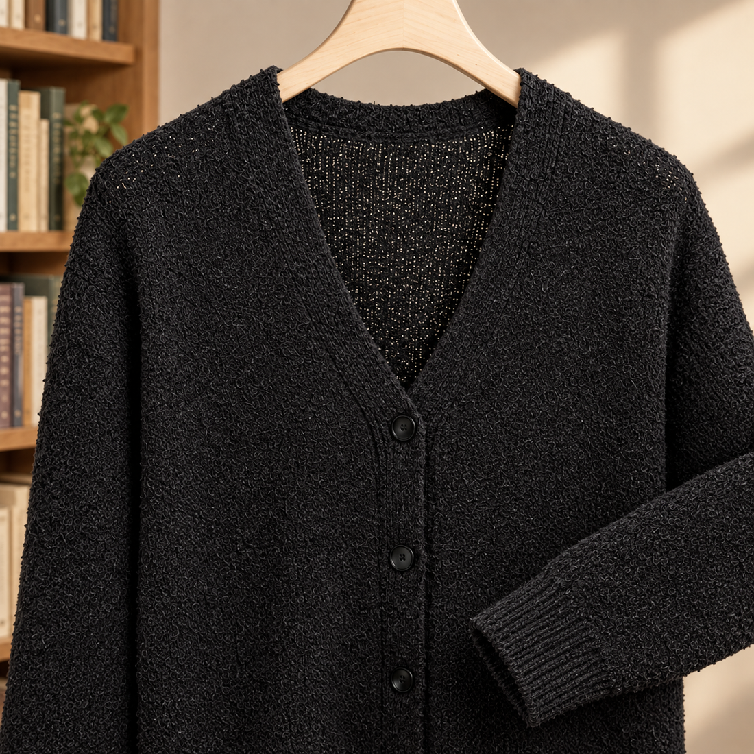 Victoria-Pearl Textured Cardigan - Lead Product Detail