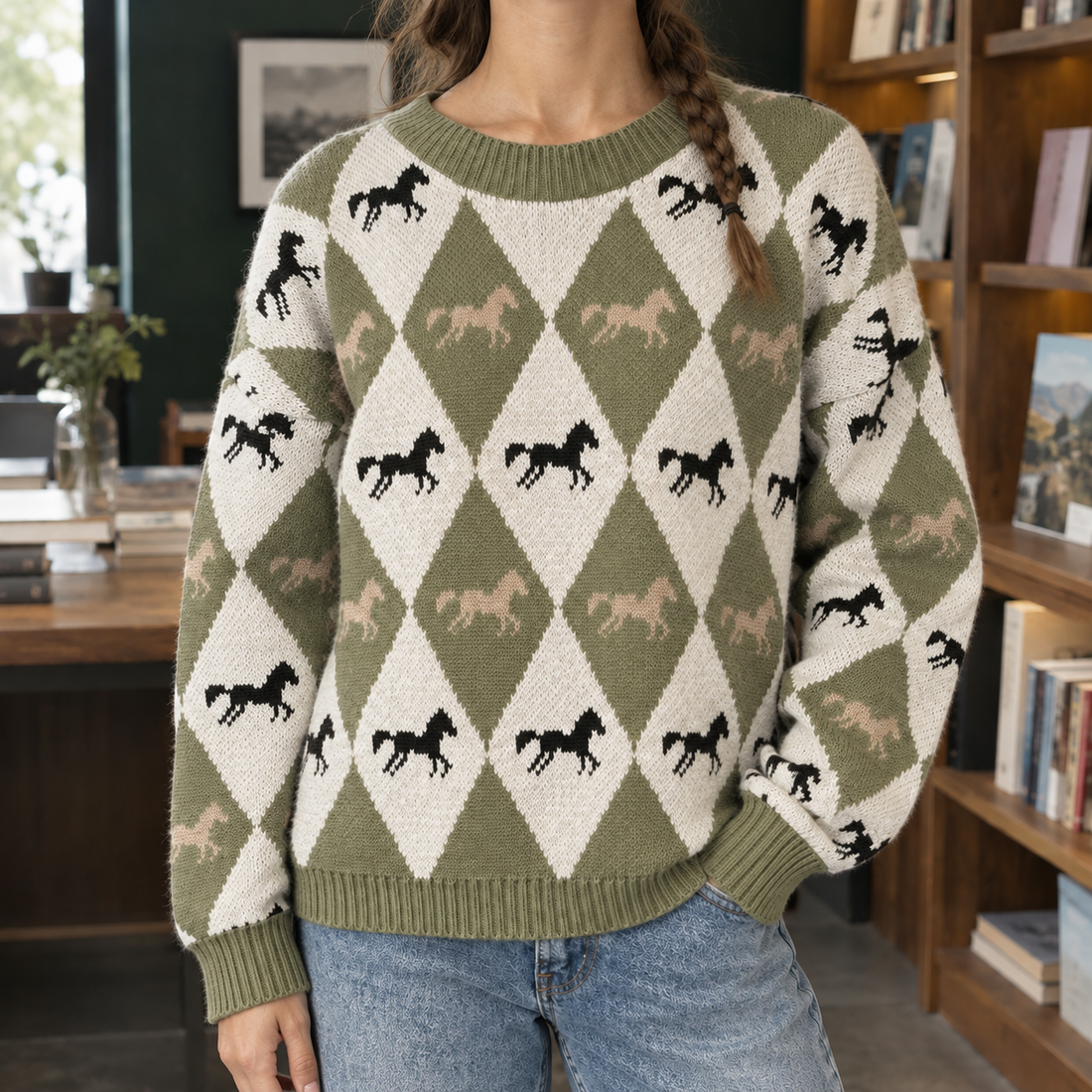Darcy-Rae Crew Neck Sweater - Lead Product Detail