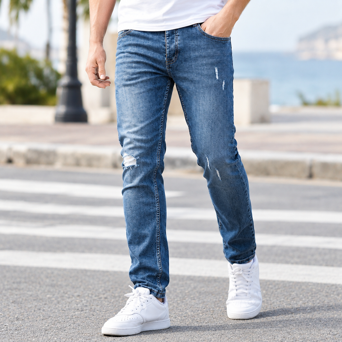 Killian-Rhys Skinny Jeans - Lead Product Detail