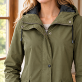 Ottilie-Skye Hooded Jacket - Lead Product Detail