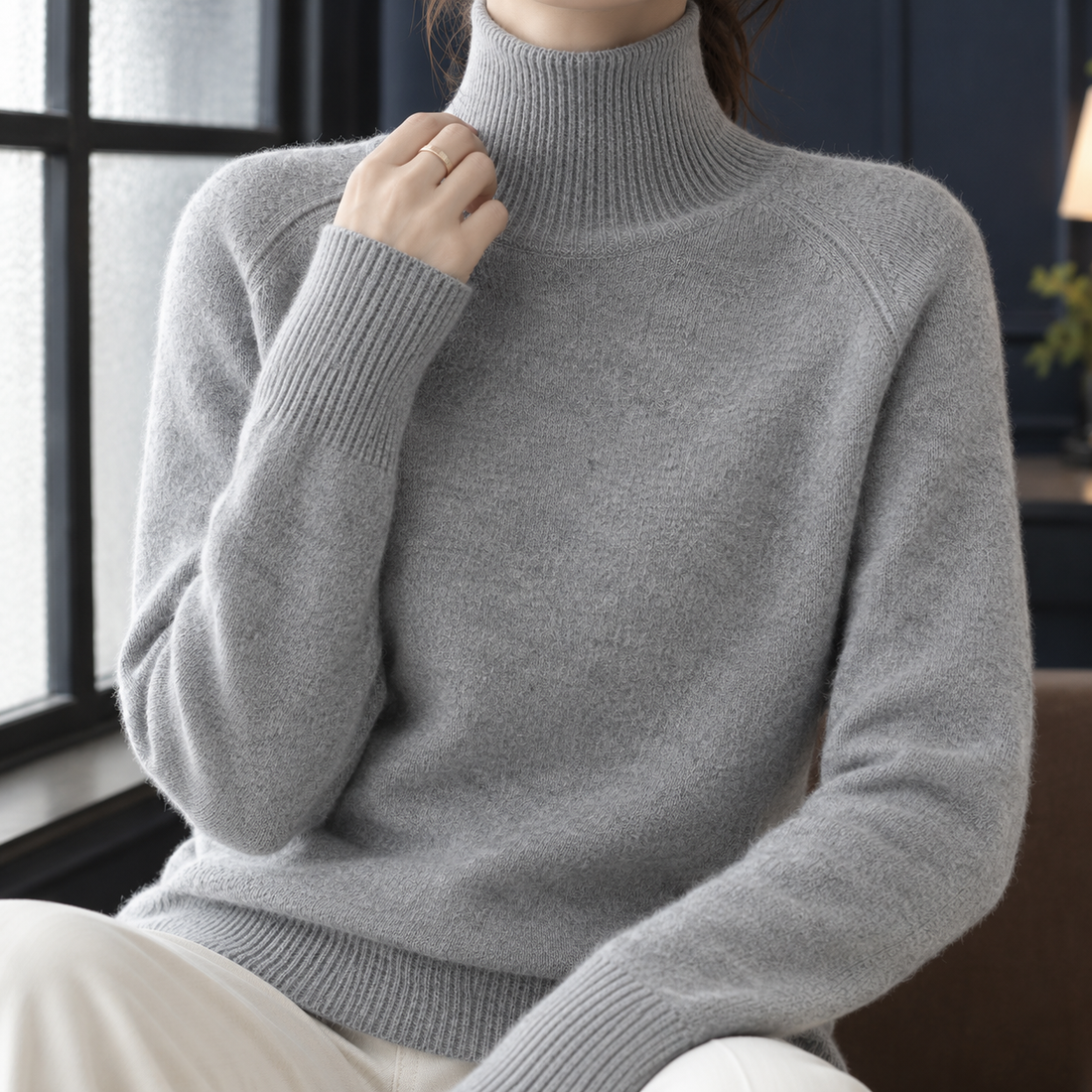 Georgia Turtleneck Sweater - Lead Product Detail
