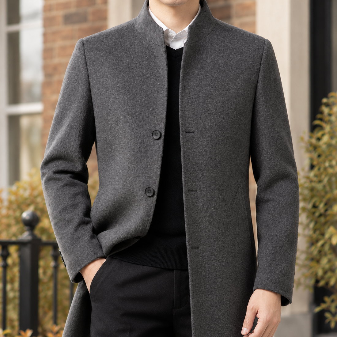 Duarte Cashmere Coat - Lead Product Detail