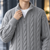 Noah Cable Knit Sweater - Lead Product Detail