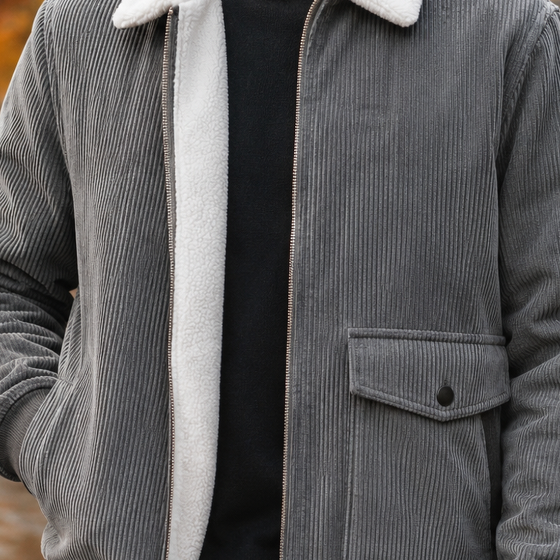 William-Ellis Corduroy Jacket - Lead Product Detail
