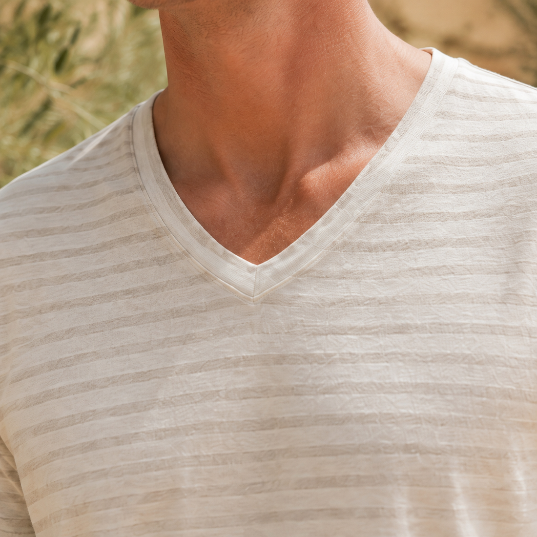 Carter-Wade Linen T-Shirt - Lead Product Detail