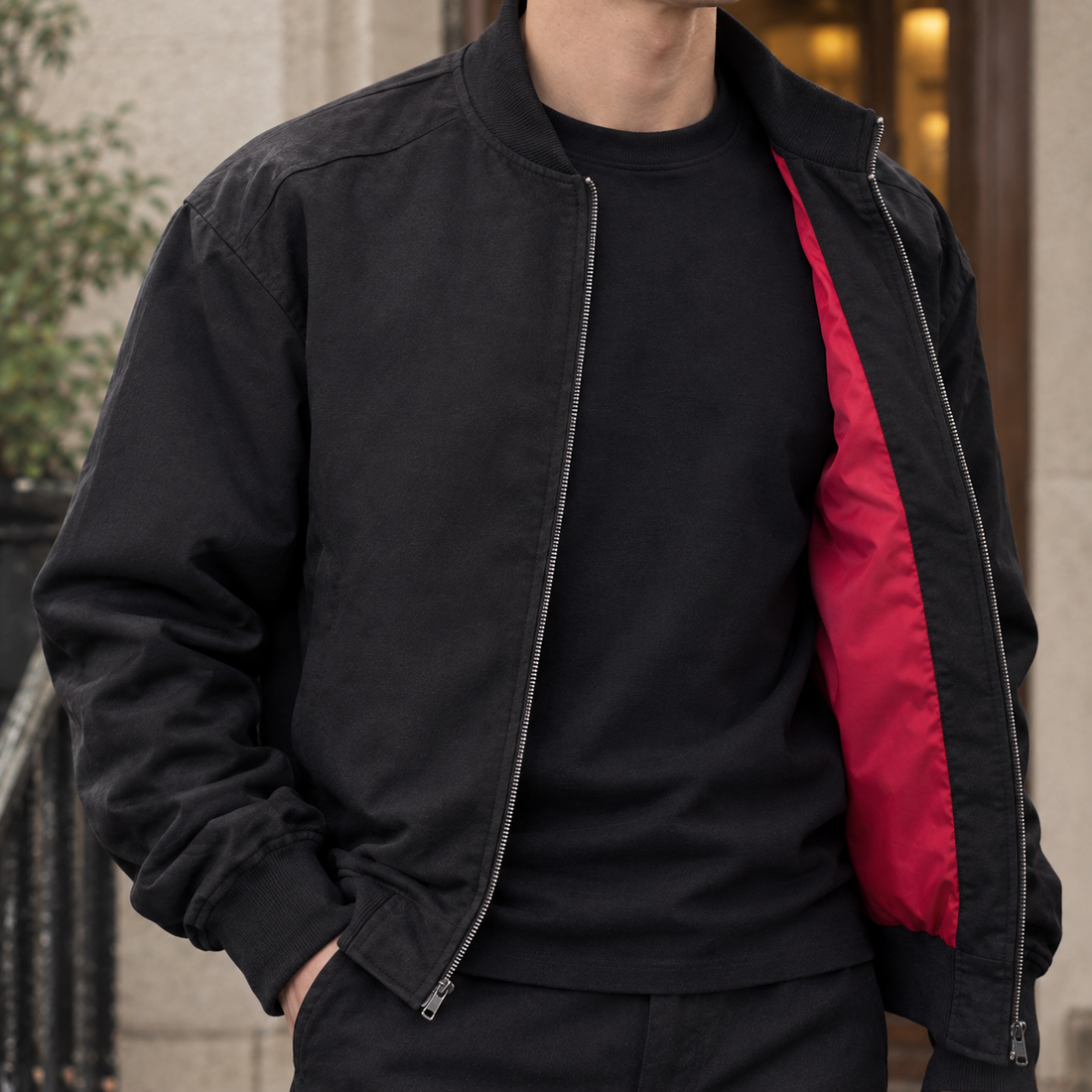 Ryan Flight Jacket - Lead Product Detail