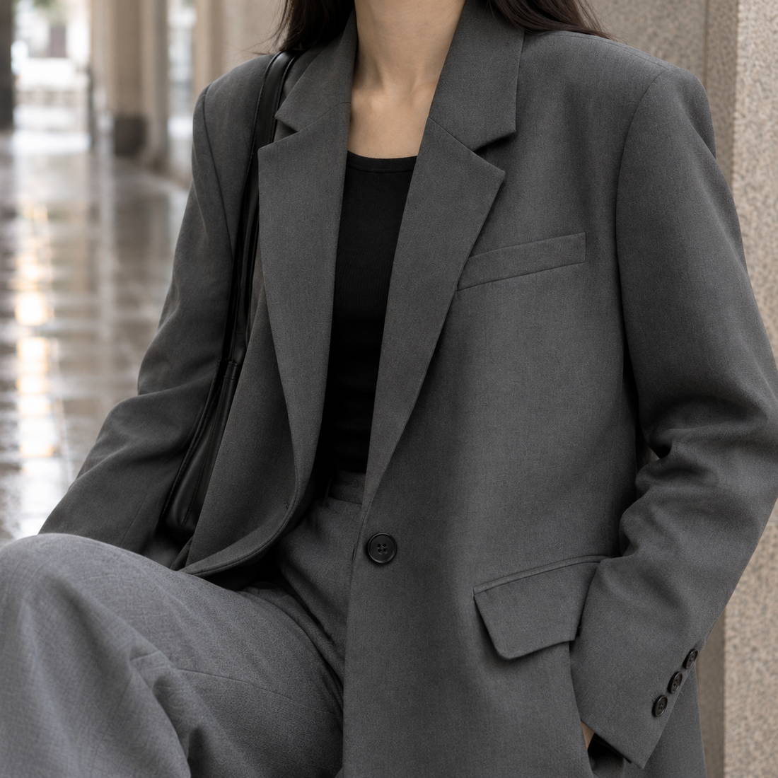 Margot-Pearl Relaxed Blazer - Lead Product Detail