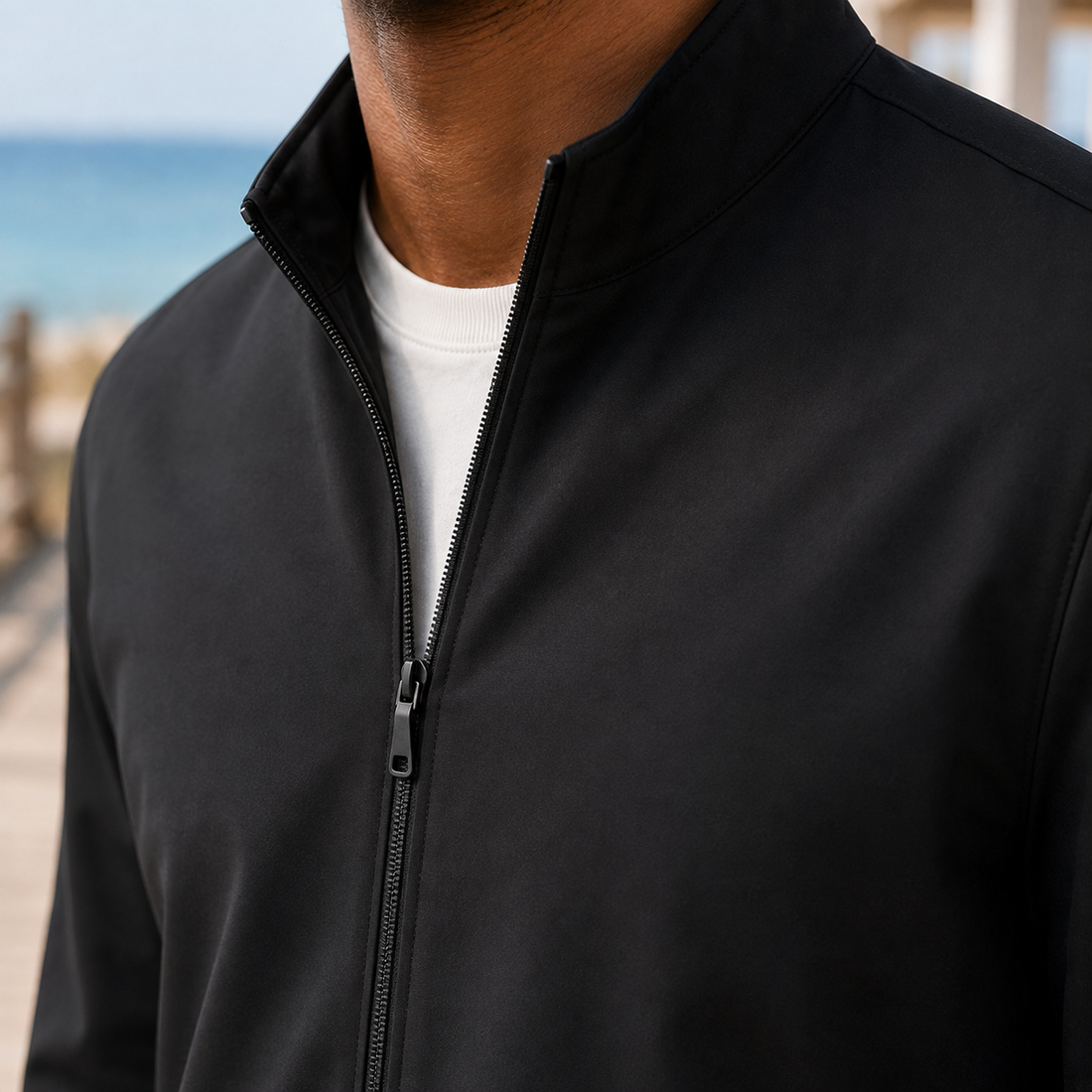 Rocco-Lane Stand Collar Jacket - Lead Product Detail