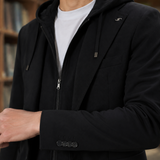 Severin Layered Hood Blazer - Lead Product Detail