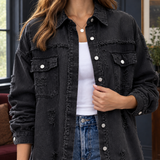 Marguerite-Kate Denim Overshirt - Lead Product Detail